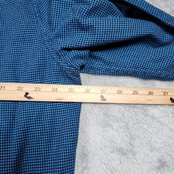 L.L.Bean Shirt Mens XL Blue Check Traditional Fit Long Sleeve Button Down Cotton - Picture 7 of 10